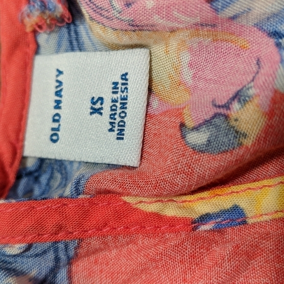 Old Navy Women's Sleeveless Hawaiian Print Floral Top Size XS - Picture 5 of 6
